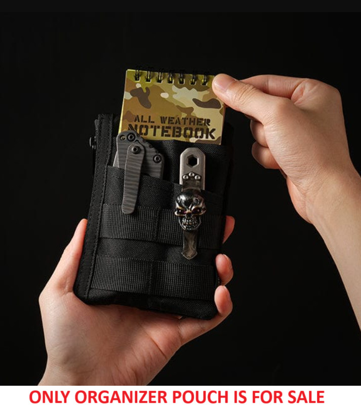 Viperade VE18 EDC Pocket Organizer With MOLLE Webbing Straps 500D Polyester