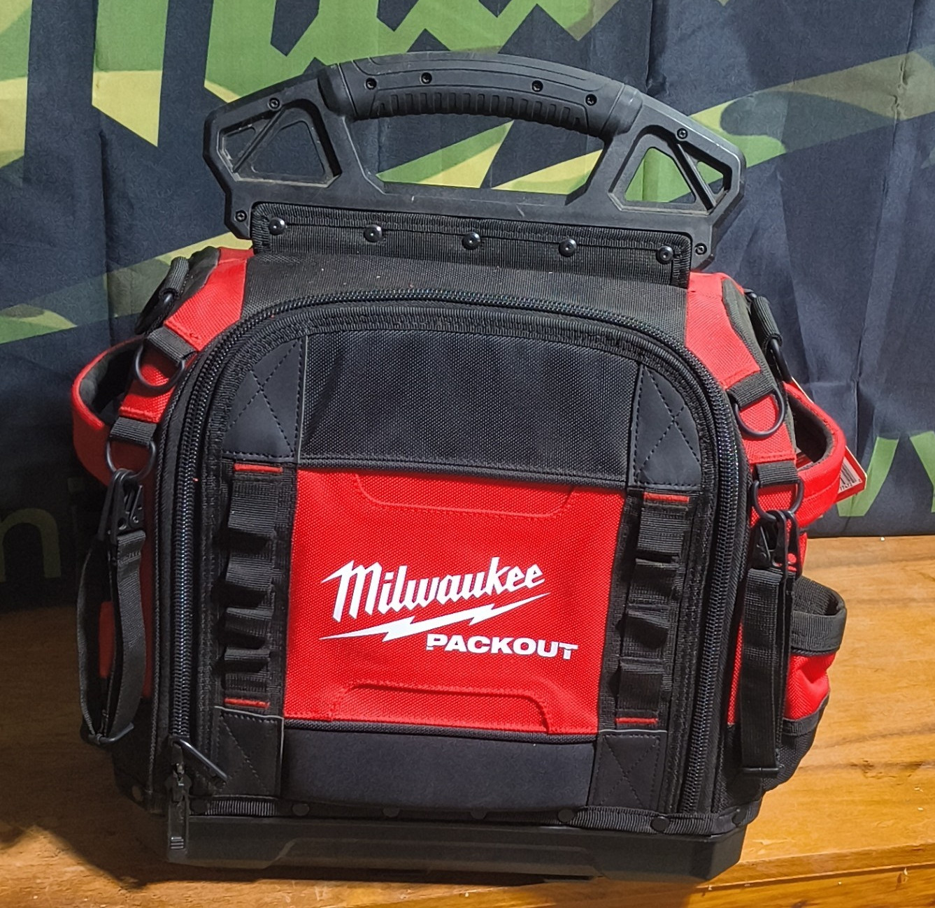 Milwaukee PACKOUT Modular Fabric Tool Bag w/ Handle, Red/Black